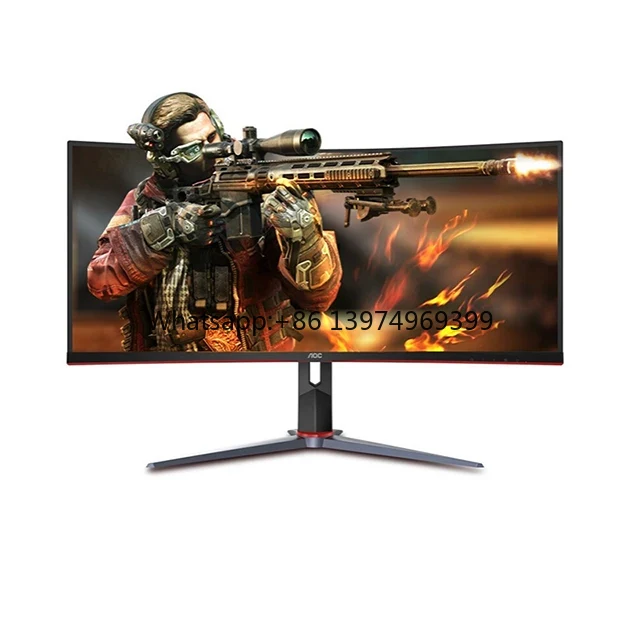 Gaming Monitor Curved - AOC CU34G2X 34-inch Quasi 4K with