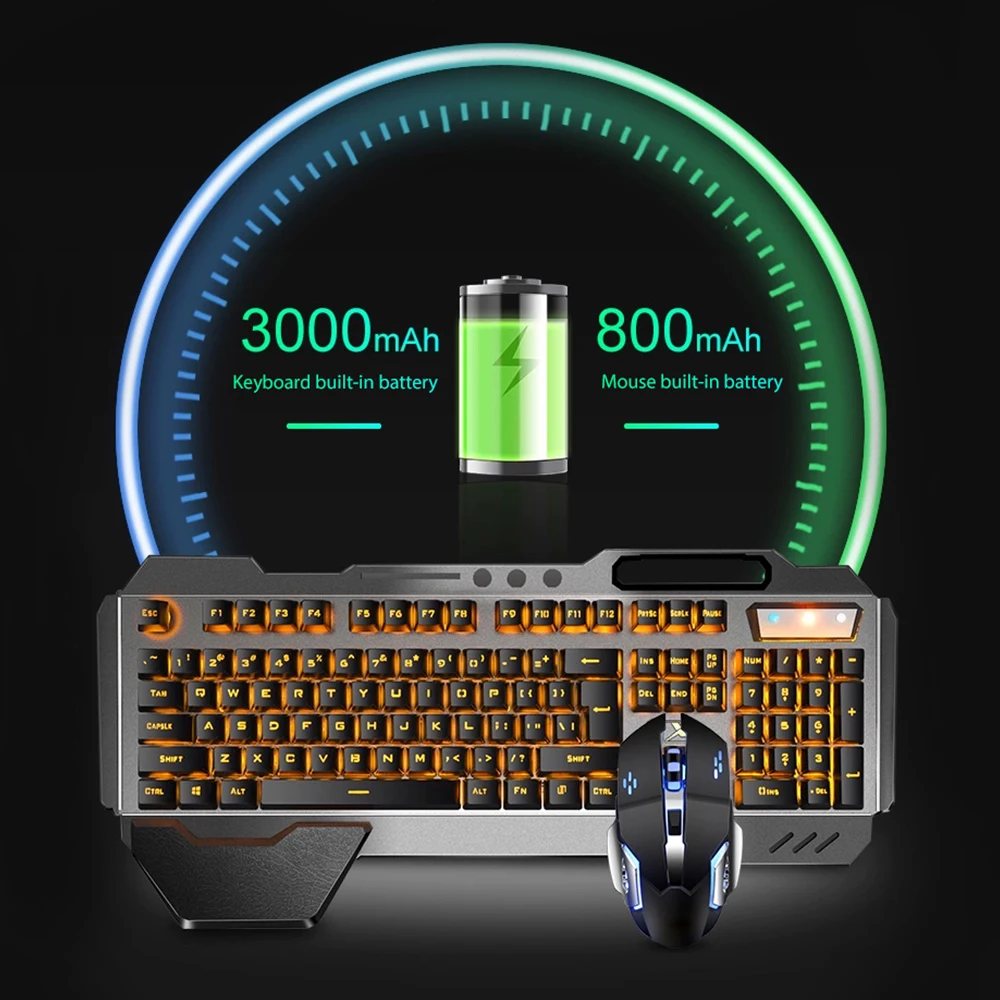 K680 Rechargeable 2.4G wireles - огляд і ціна Esports Gaming Keyboard And Mouse