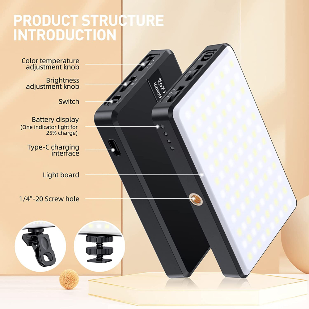 LED Selfie Light Phone Fill Li - огляд і ціна Webcam Ring Light