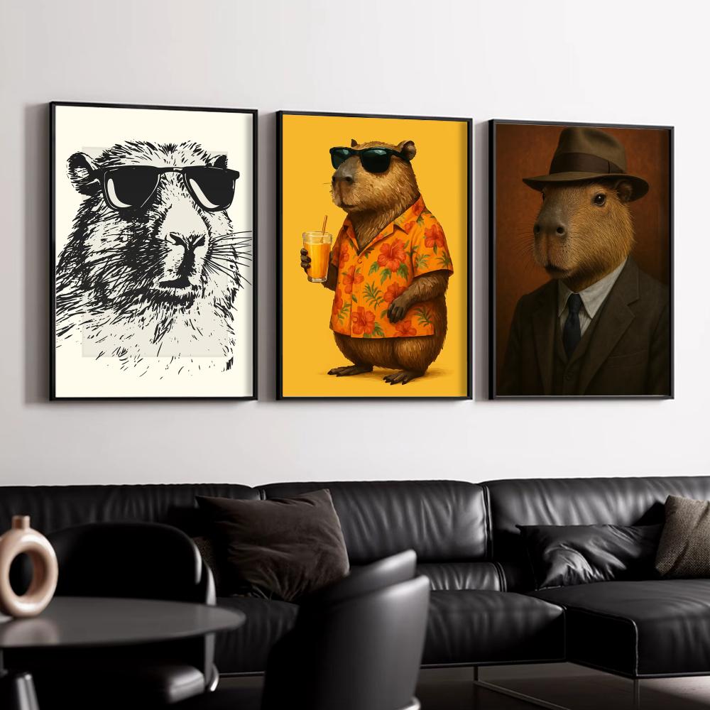 Sunglasses Capybara Print Wall - огляд і ціна Esports Gaming Lounge