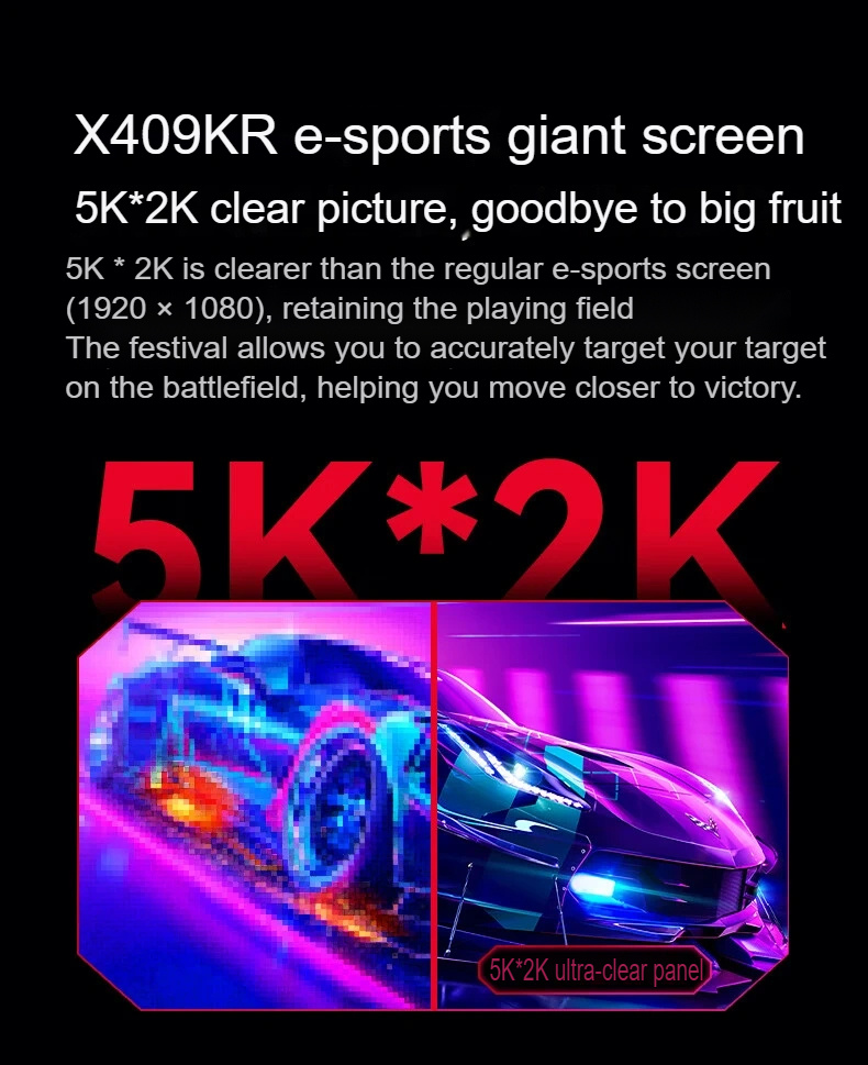 40-Inch 5K*2K 120Hz UltraWide  - огляд і ціна Gaming Monitor Curved