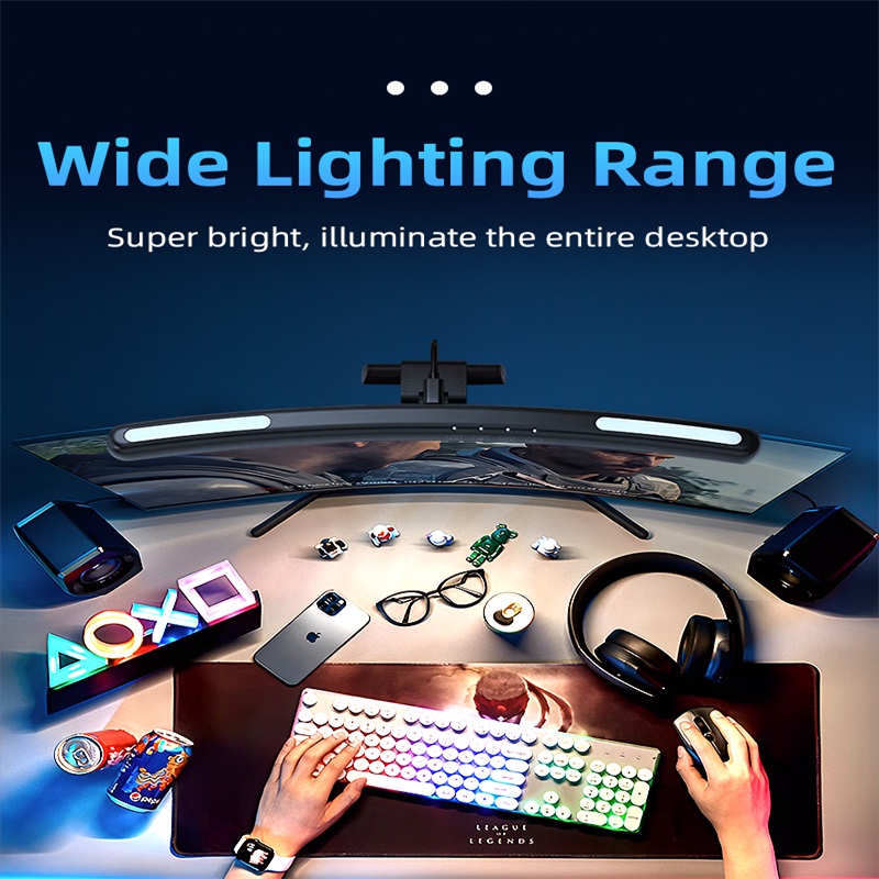 Curved LED Monitor Light Bar R - огляд і ціна Gaming Monitor Curved