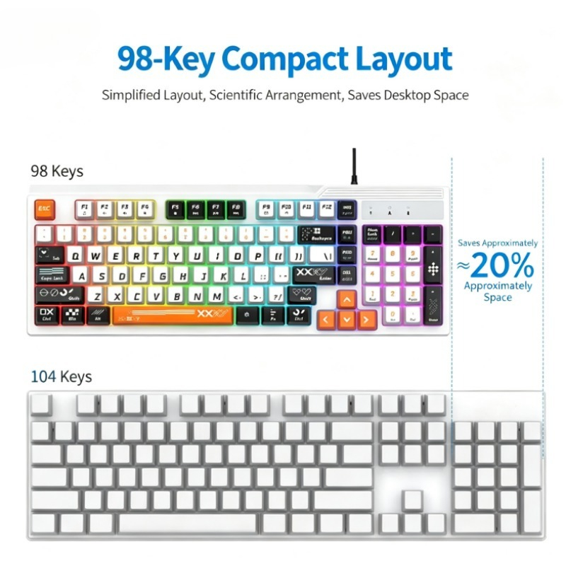 K8pro 3 In 1 Gaming Combo Wire - огляд і ціна Esports Gaming Keyboard And Mouse
