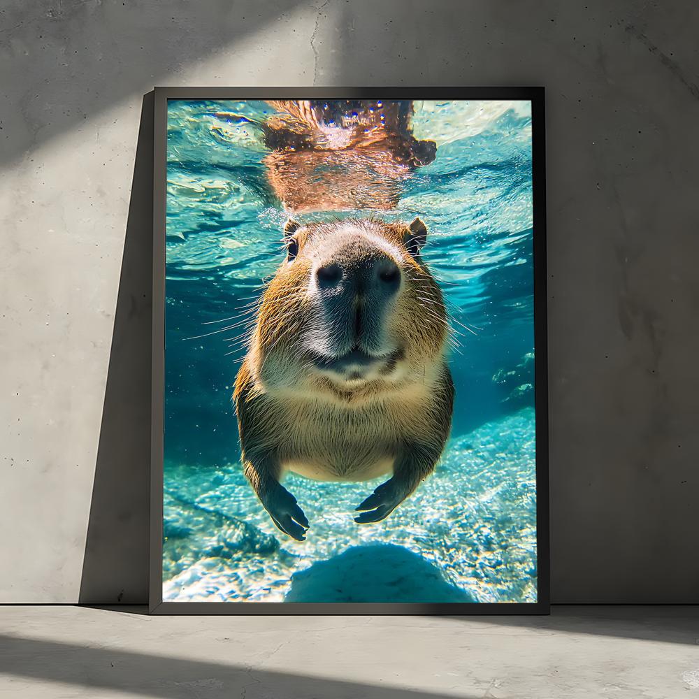 Healing Capybara Poster Art Po - огляд і ціна Esports Gaming Lounge