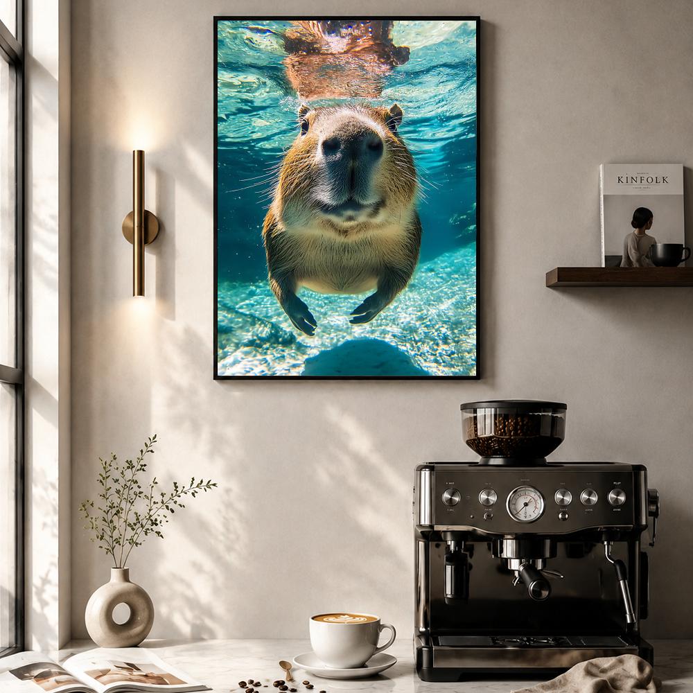 Healing Capybara Poster Art Po - огляд і ціна Esports Gaming Lounge