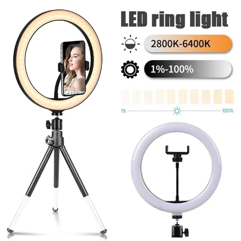 10 inch Selfie Ring Light Phot - огляд і ціна Webcam Ring Light