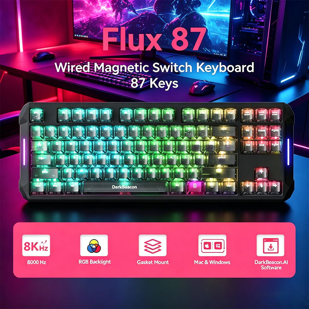 DarkBeacon Flux 87 Hall Effect - огляд і ціна Esports Gaming Business