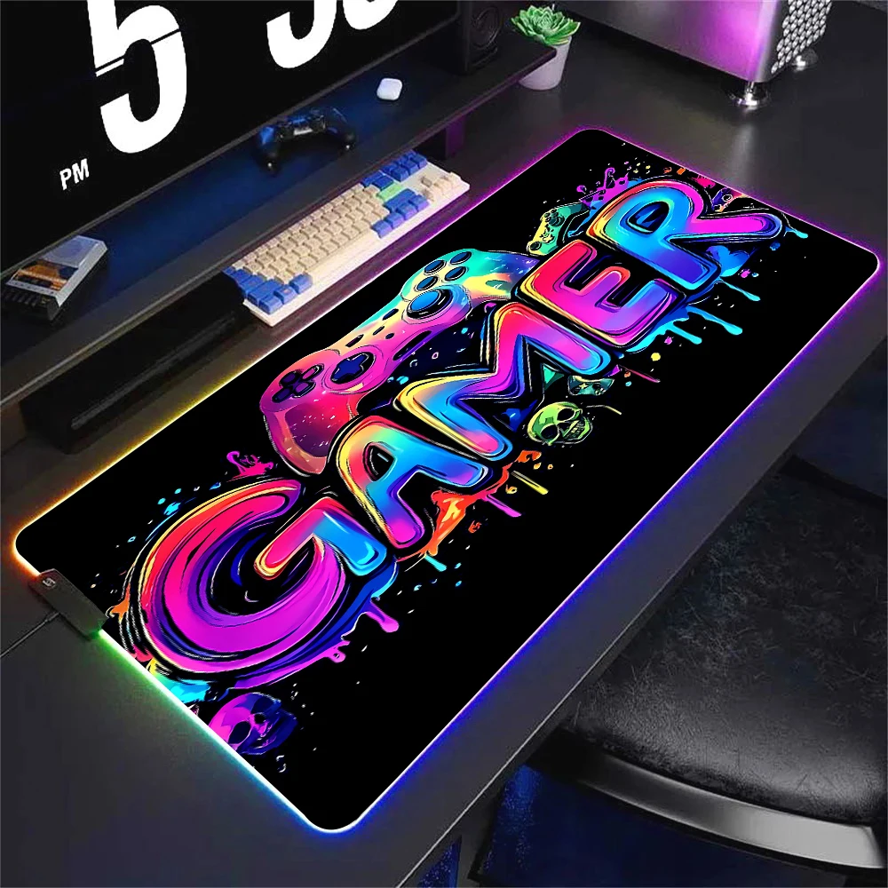 RGB Neon Gaming Controller Art - огляд і ціна Esports Gaming Keyboard And Mouse