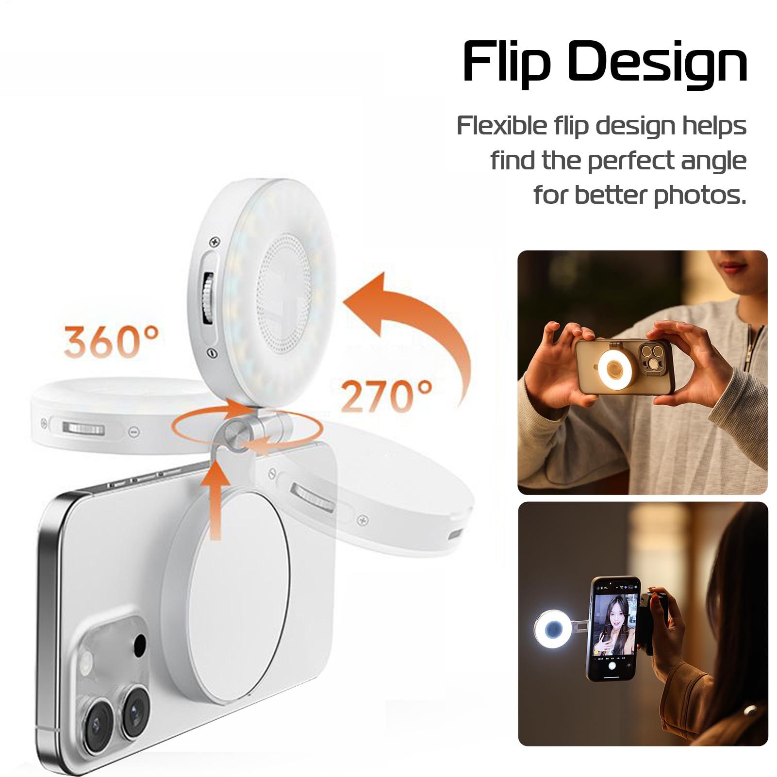 Portable Selfie Light Clip On  - огляд і ціна Webcam Ring Light