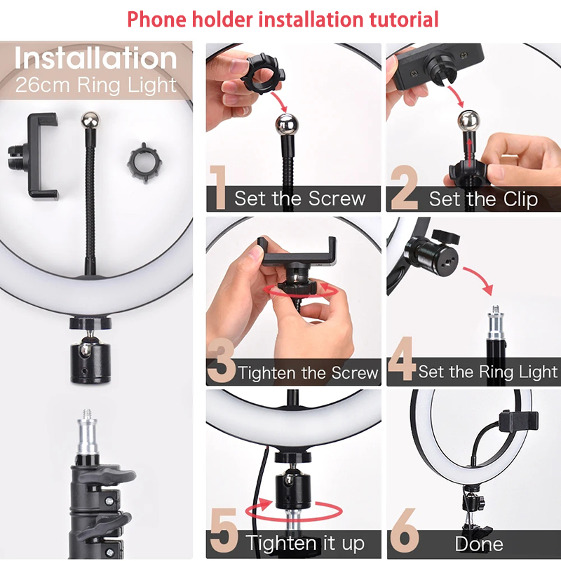 16cm 26cm 33cm LED Ring Lights - огляд і ціна Webcam Ring Light