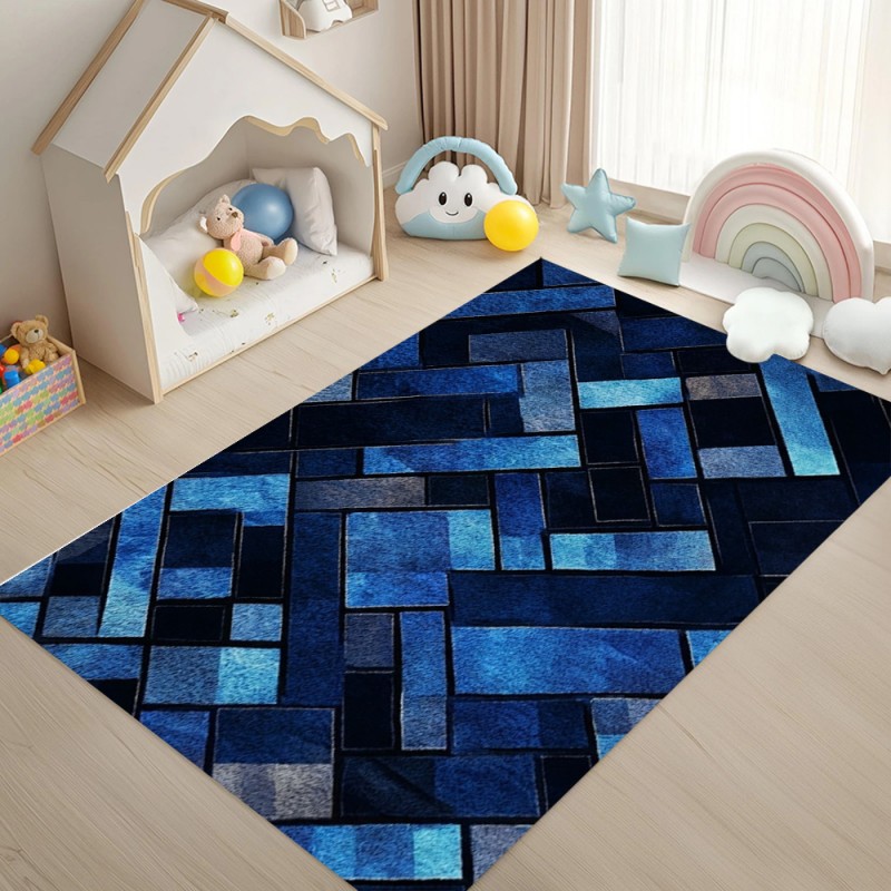 Nordic Blue Geometric Patchwor - огляд і ціна Esports Gaming Live