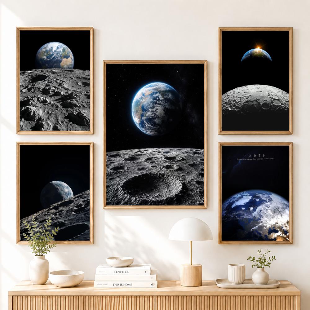 Earth and Moon Painting Canvas - огляд і ціна Esports Gaming Lounge