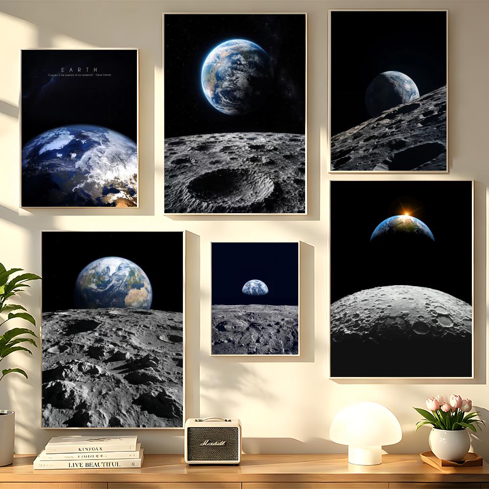 Earth and Moon Painting Canvas - огляд і ціна Esports Gaming Lounge