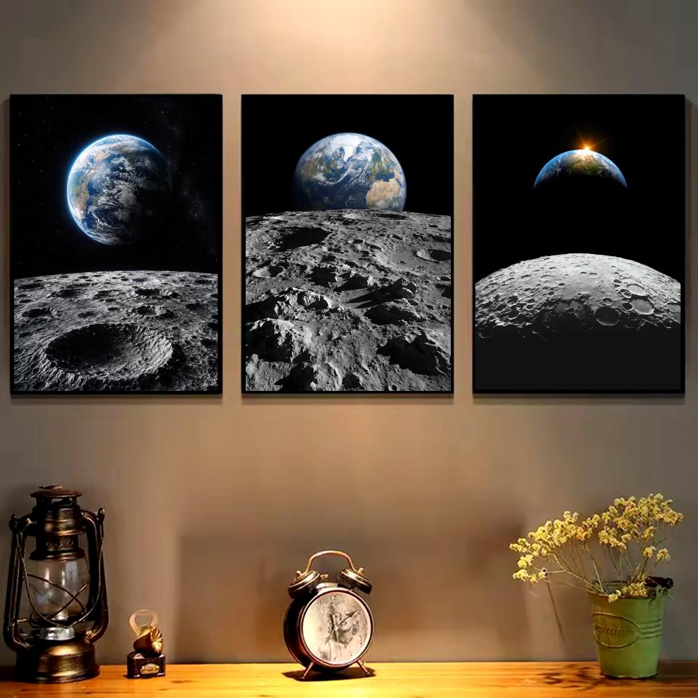 Earth and Moon Painting Canvas - огляд і ціна Esports Gaming Lounge